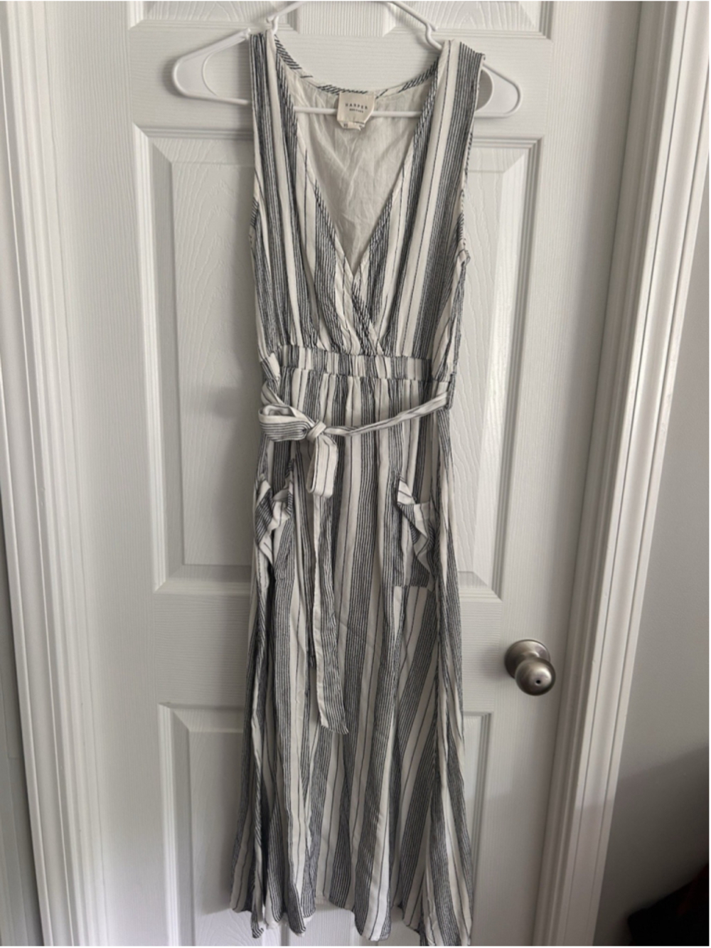 Harper Heritage Sleeveless Striped Maxi Dress